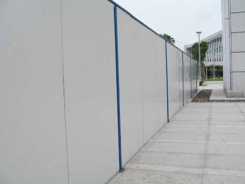 电子厂正门施工围挡